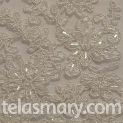 Tul Bordado 9861 Marfil