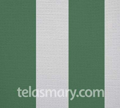 Lona-Plastica-Rayada-Verde Lona Plastica Para Toldos Rayada - Imagen 1
