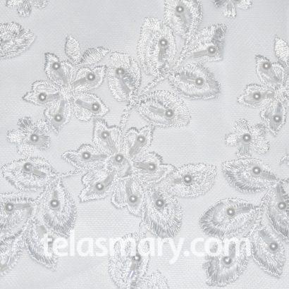 Tul Bordado 7273 Blanco
