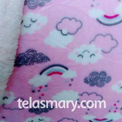 Polar Soft con Corderito B25 rosa Polar Soft con Corderito B25 - Imagen 1